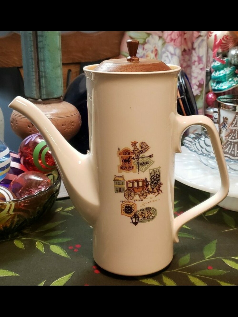 MCM Taylor Smith & Taylor "Cape Cod" Coffee Pot Earthenware